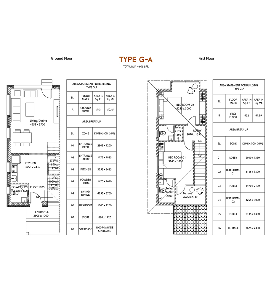 LE Floor Plan Type G-A